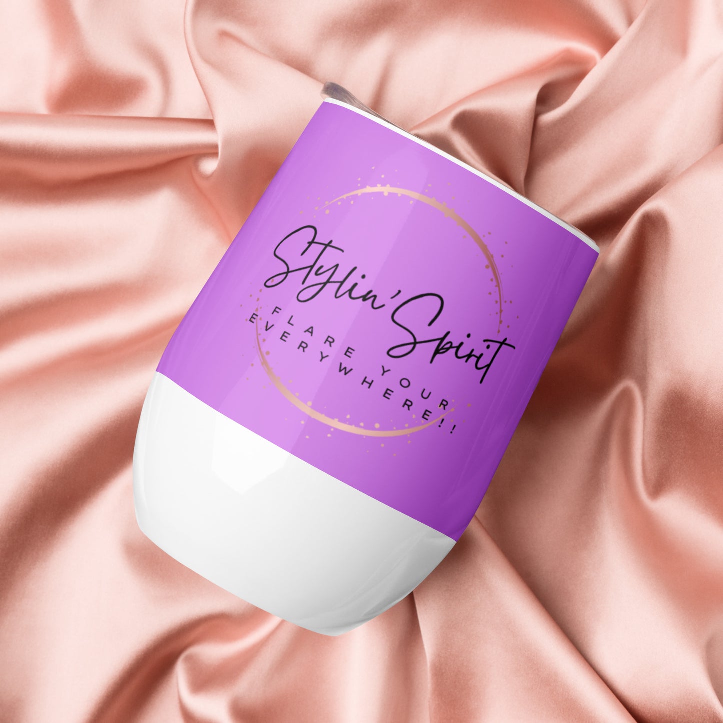 Wine tumbler - Stylin' Spirit Logo Wine Cup Stylin' Spirit Default Title  